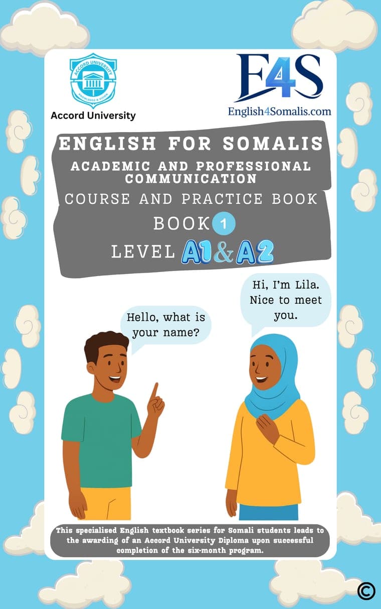English for Somalis — Book 1